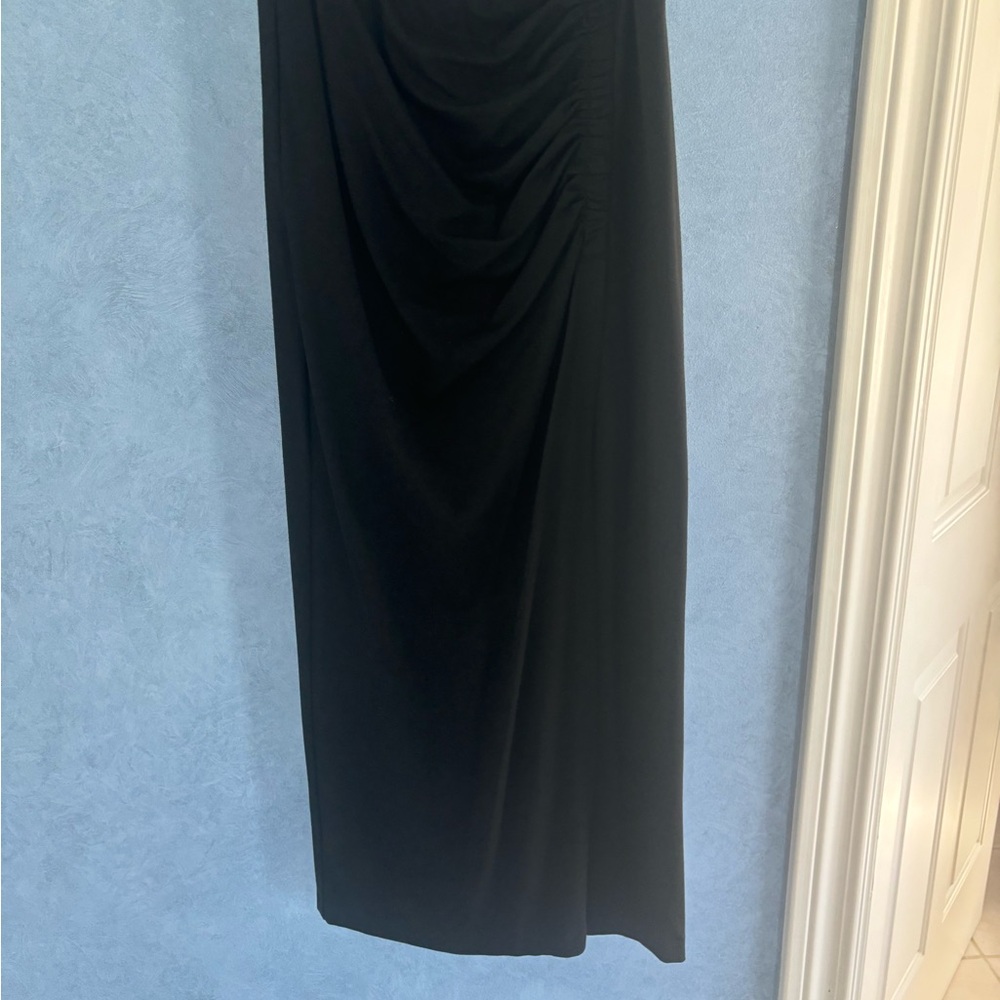 MADE IN ITALY Black Pencil Skirt